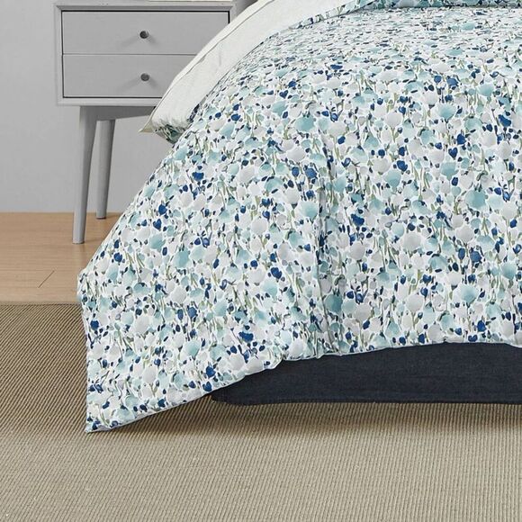 Poppy & Fritz - Twin Olivia Duvet Cover Set Blue - Poppy & Fritz Blue - Picture 6 of 6
